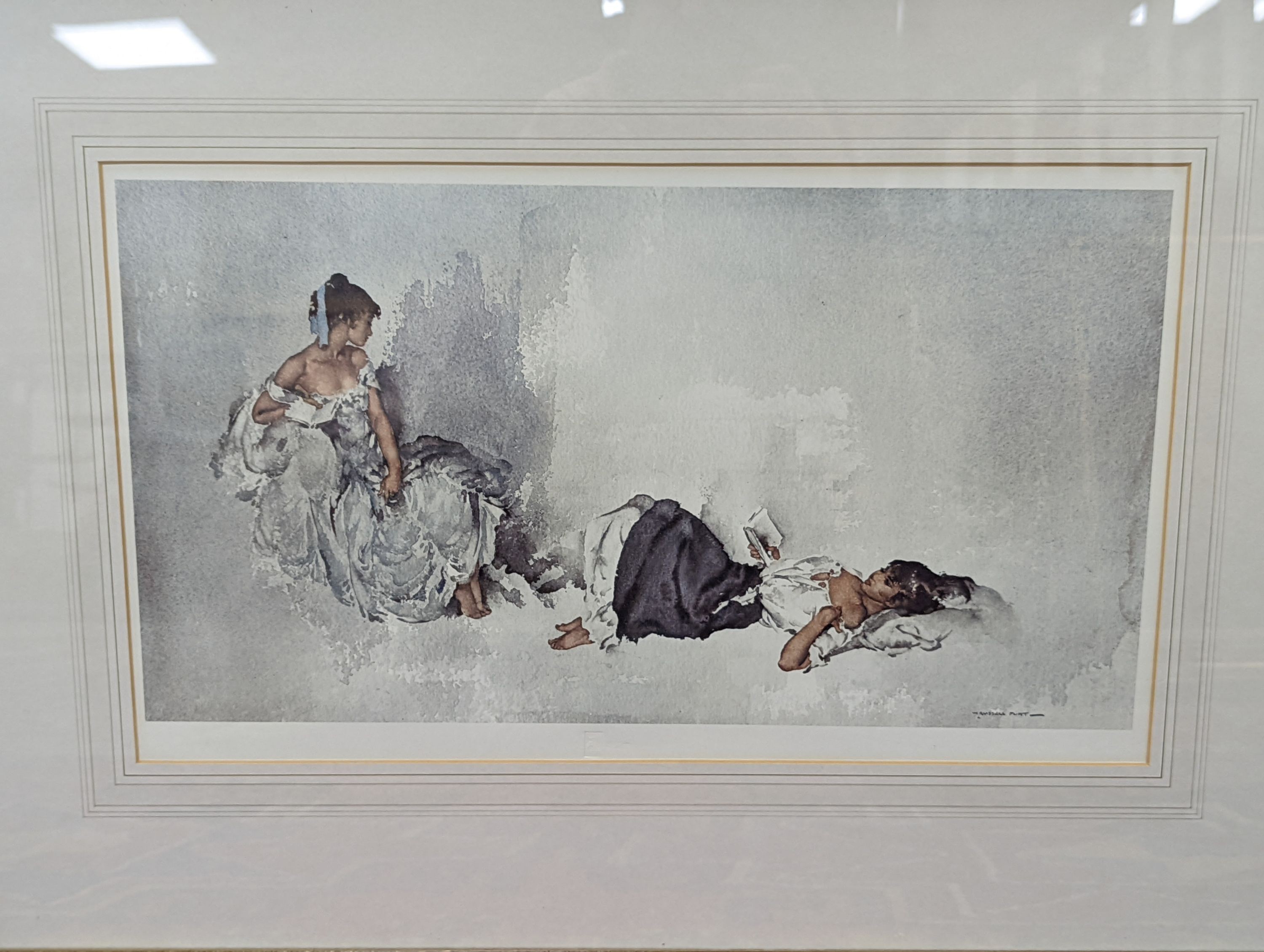 Sir William Russell Flint, three limited edition prints, largest 52 x 68cm